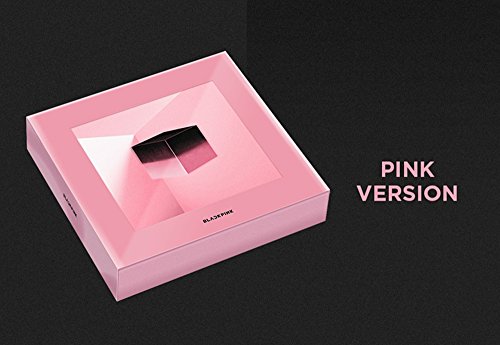 BLACKPIN SQARE UP 1st Mini Album [Pink Ver.] CD + Photo Book + Postcard + Photo Card + Selfie Photo Card K-POP