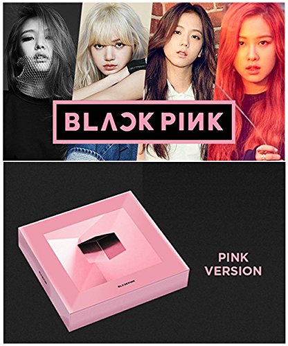 BLACKPIN SQARE UP 1st Mini Album [Pink Ver.] CD + Photo Book + Postcard + Photo Card + Selfie Photo Card K-POP