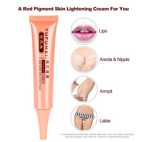 Blanqueamiento Crema para la piel Aligeramiento Corporal Rosáceo Gel Femenino Lip Parte Privada Axilas Intimate Blanqueamiento Pezón Brillo Cuidado de la piel 30ml