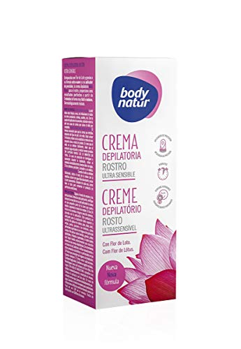 BODY NATUR crema facial depilatoria ultra sensible tubo 20 ml