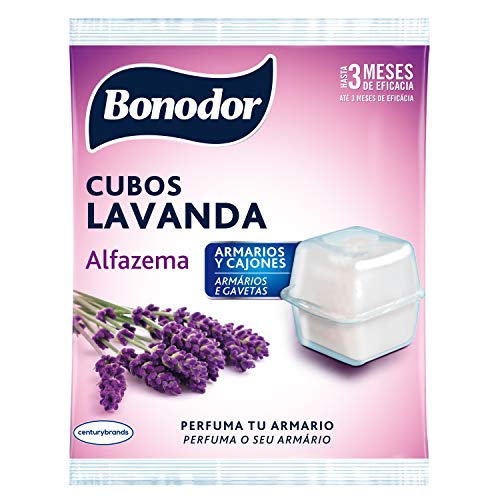 Bonodor Control Polillas Cubos Lavanda, 20 Unidades