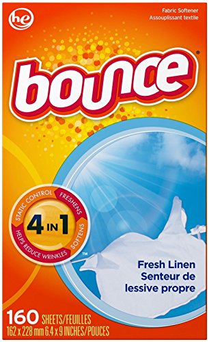 Bounce Fresh Linen Fabric Softener Sheets 160 Count by Bounce