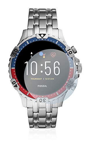 BROTECT Protector Pantalla Cristal Compatible con Fossil Garrett HR (5. Gen) Protector Pantalla Vidrio Dureza 9H AirGlass