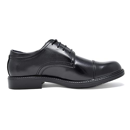 Bruno Marc Downing-01 Zapatos de Cordones Oxfords Vestir Derby para Hombre Negro 44 EU/10.5 US