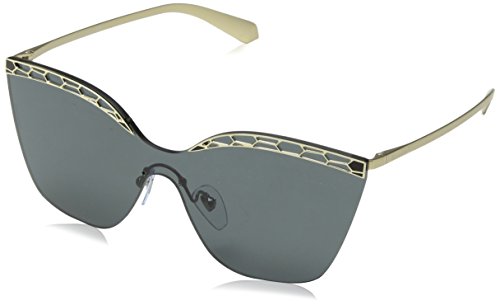 Bulgari 0Bv6093 278/87 37 Gafas de sol, Negro (Black/Grey), Unisex-Adulto