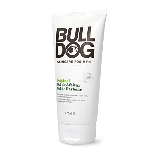 Bulldog Cuidado Facial para Hombres - Kit Rutina Cuidado Facial Hidratante Original , Gel Limpiador Facial 150 ml + Gel de Afeitar 175 ml + Crema Hidratante 100 ml, Blanco