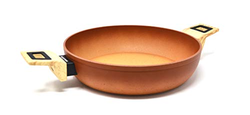 Cacerola Baja Amercook Terracotta con tapa 26 cm