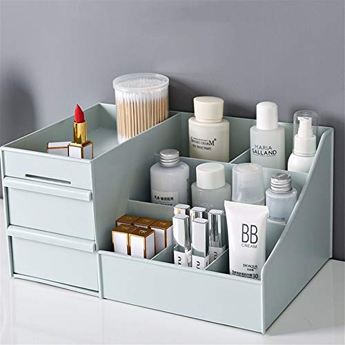 Caja de cosméticos de almacenamiento Caja de almacenamiento cosmética - Caja plástica cosmética caja de almacenamiento cajón de maquillaje organizador de maquillaje de uñas joyería polaca del cajón de