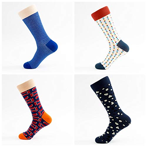 Calcetines Divertidos，4 Pares De Calcetines De Queso para Niña A La Luz del Día, Novedad Elegante, Divertida, Estampada, Informal, De Algodón Peinado, Calcetines De Oficina, Calcetines De Media