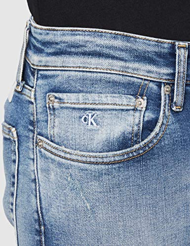 Calvin Klein Ckj 026 Slim Jeans, Ca036 Blue Dstr Monogram Patch, W30/L32 para Hombre