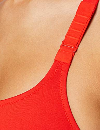 Calvin Klein Cross Back One Piece-rp Bikini, Rojo (Fiery Red Xa7), 44 (Talla del fabricante: Large) para Mujer