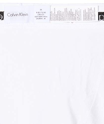 Calvin Klein Hombre - Pack de 3 bóxers de tiro medio - Cotton Stretch, Multicolor (I03 White/Red Ginger/Pyro Blue), L, (Pack de 3)