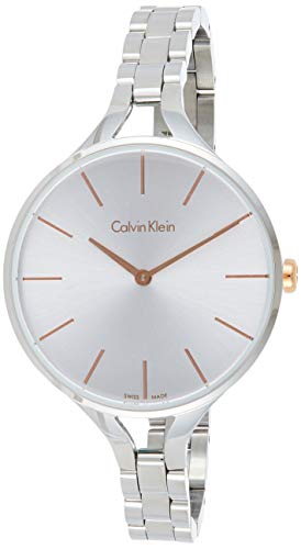 Calvin Klein Reloj Analogico para Mujer de Cuarzo con Correa en Acero Inoxidable K7E23B46
