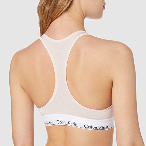 Calvin Klein Sujetador Estilo Bralette, Rosa (Nymphs Thigh 2nt), K (Talla del Fabricante: Medium) para Mujer