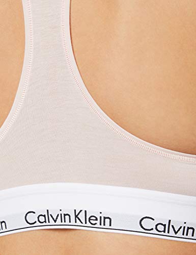 Calvin Klein Sujetador Estilo Bralette, Rosa (Nymphs Thigh 2nt), K (Talla del Fabricante: Medium) para Mujer