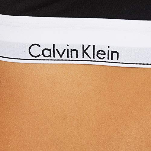 Calvin Klein Unlined Sujetador Estilo Bralette, Negro (Black 001), K (Talla del Fabricante: 1XL) para Mujer