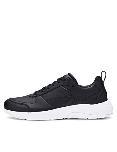 CARE OF by PUMA Zapatillas bajas informales en cuero para hombre, Negro, 40 EU