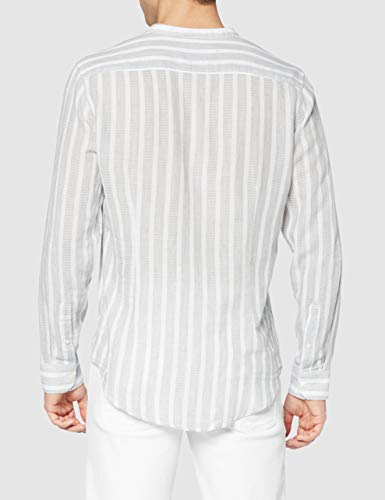 CASUAL FRIDAY Shirt Cfarthur CC Camisa, Gris (Light Grey Melange 50813), Large para Hombre