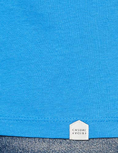 CASUAL FRIDAY T-Shirt Cfture Camiseta, Azul (French Blue 50428), Large para Hombre
