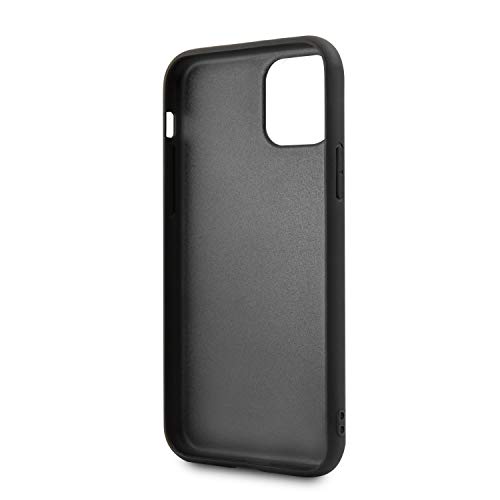 CG Mobile BMW - Funda de piel para iPhone 11 Pro Max, diseño de líneas horizontales, color negro