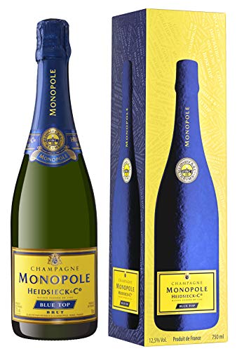 Champagne Monopole Heidsieck Blue Top Brut mit Geschenkverpackung (1 x 0.75 l)