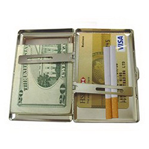 Cigarette Box Case, Yellow Red Green Sugar Cigarette Case/Box, Estuche para Tarjetas de crédito para Mujeres, Hombres