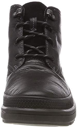 Clarks Rushwaymid GTX, Botas Chelsea para Hombre, Negro (Blk Tumbled Lea), 41 EU