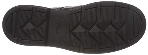 Clarks Rushwaymid GTX, Botas Chelsea para Hombre, Negro (Blk Tumbled Lea), 41 EU