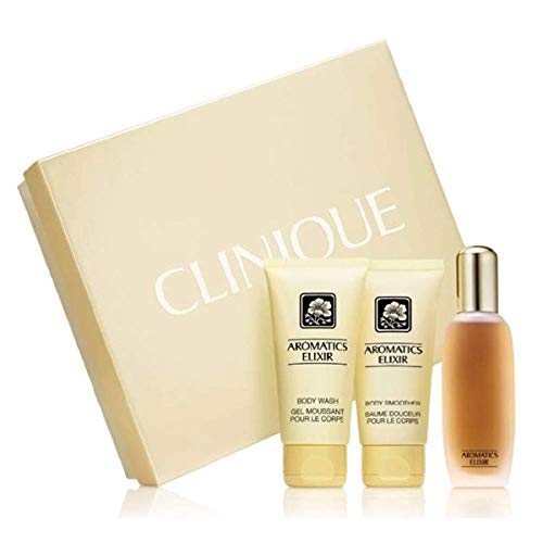 CLINIQUE 120, Aromatic Elixir Rich Eau DE Parfum 100ML VAPORIZADOR + BAUME Douceur Gel MOUSSANT POUR LE Corps 75ML Unisex Adulto, Negro, Único