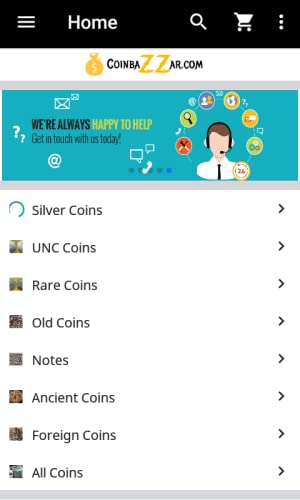 Coinbazzar : Buy Coins, Notes & Stamps Online