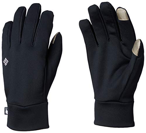 Columbia Guantes unisex, Omni-Heat Touch Glove Liner, Poliéster, Negro, Talla L, 1827791