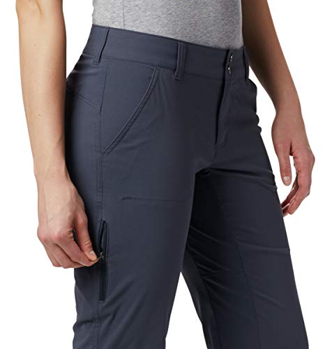 Columbia Pantalón de senderismo para mujer, Saturday Trail Pant, Nailon, Gris (India Ink), Talla W36/R, 1579861