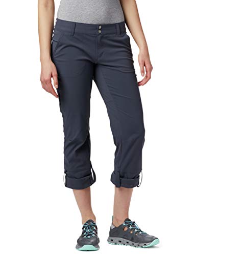 Columbia Pantalón de senderismo para mujer, Saturday Trail Pant, Nailon, Gris (India Ink), Talla W36/R, 1579861