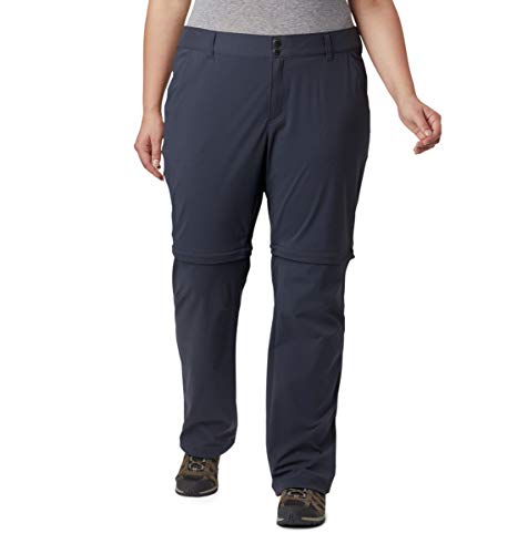 Columbia Saturday Trail II MJ Pantalones Elásticos, Mujer, Gris (India Ink), Talla US: W10/L (EU W42/L)