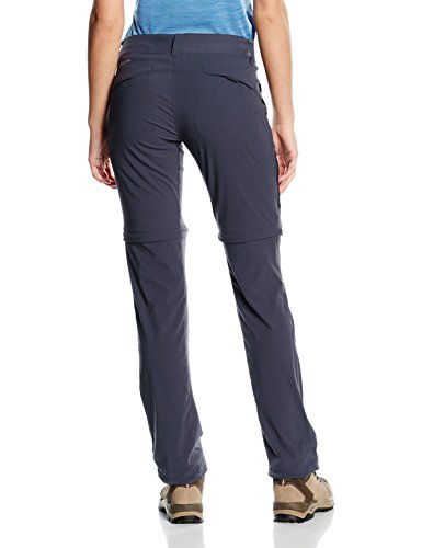 Columbia Saturday Trail II MJ Pantalones Elásticos, Mujer, Gris (India Ink), Talla US: W10/L (EU W42/L)