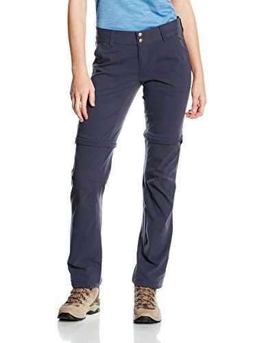 Columbia Saturday Trail II MJ Pantalones Elásticos, Mujer, Gris (India Ink), Talla US: W10/L (EU W42/L)