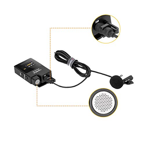 COMICA BoomX-D D1 2.4G Transmisor y receptor de micrófono inalámbrico Videografía Accesorios Grabación de audio portátil con pilas Opciones (1 transmisor y 1 receptor, estándar)