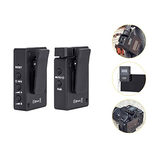 COMICA BoomX-D D1 2.4G Transmisor y receptor de micrófono inalámbrico Videografía Accesorios Grabación de audio portátil con pilas Opciones (1 transmisor y 1 receptor, estándar)