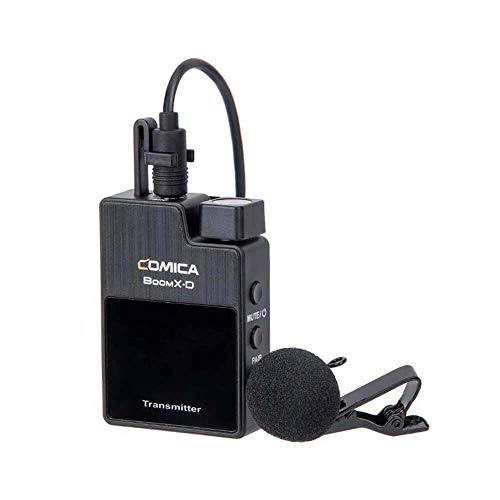 COMICA BoomX-D D1 2.4G Transmisor y receptor de micrófono inalámbrico Videografía Accesorios Grabación de audio portátil con pilas opciones (2x transmisor y 1x receptor, estándar)