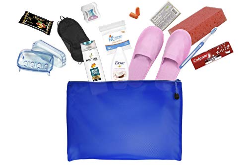 Conjunto de productos de higiene personal para doméstico u hospitalario Bundle con Colgate,Pantene,Dove,NormalClinic,Bellas,Senzate,Esponja,enmascarar,Funda de jabón,Tapones para los oídos,Zapatillas