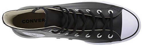 Converse Chuck Taylor CTAS Lift Clean Hi, Zapatillas Altas para Mujer, Negro (Black/Black/White 001), 39 EU