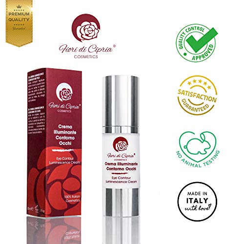 Crema Contorno de Ojos Antiarrugas y Antiojeras - Corrector Ojeras y Bolsas para Mujer y Hombre contra Parpados Caídos y Patas de Gallo con Vitaminas contra el Cansancio de los Ojos - 30ml