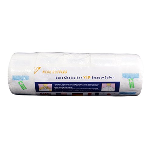 Crisnails® Papel del Cuello para Peluquería, 5 Rollos(500 Tiras)