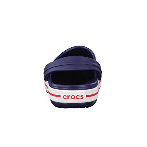 Crocs Crocband Clog K, Zuecos con Correa Unisex-Bambini, BLU (Navy/Red), 24/25 EU