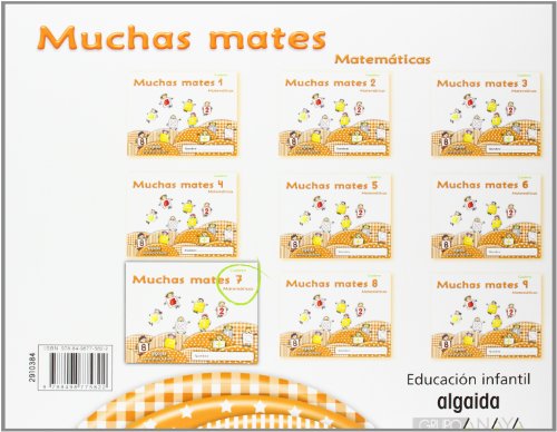 Cuaderno de matemáticas: Muchas mates 7. Educación infantil (Educación Infantil Algaida. Matemáticas) - 9788498775822