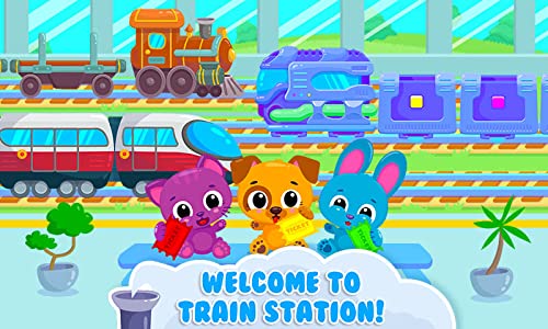 Cute & Tiny Trains - Choo Choo! Fun Game for Kids