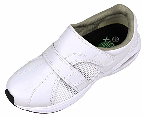 DDTX Zapatos de Trabajo para Mujer Ligeros y Transpirables Unisex Blanco Talla 38 Parte Superior Transpirable