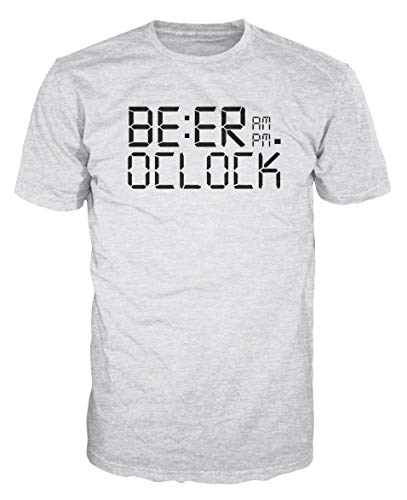 Dedesty Funny T Shirt Hombre's Beer O'Clock Customized Short Sleeve T Shirt tee