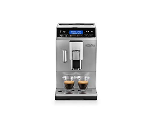 De'Longhi Autentica Cappuccino - Cafetera Superautomática, Depósito para Leche, Espumador de Leche, Recetas Automáticas, Pantalla LCD y Panel Táctil, 1450 W, ETAM 29.660.SB, Plata