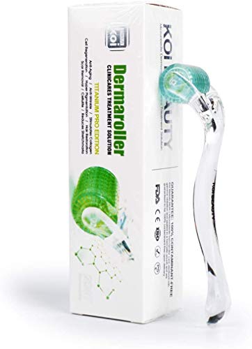 Dermaroller 2.0mm Microneedle Derma Roller 200 Agujas Titanio Arrugas Cicatrices Picazón en la piel Marcas de estiramiento Cara